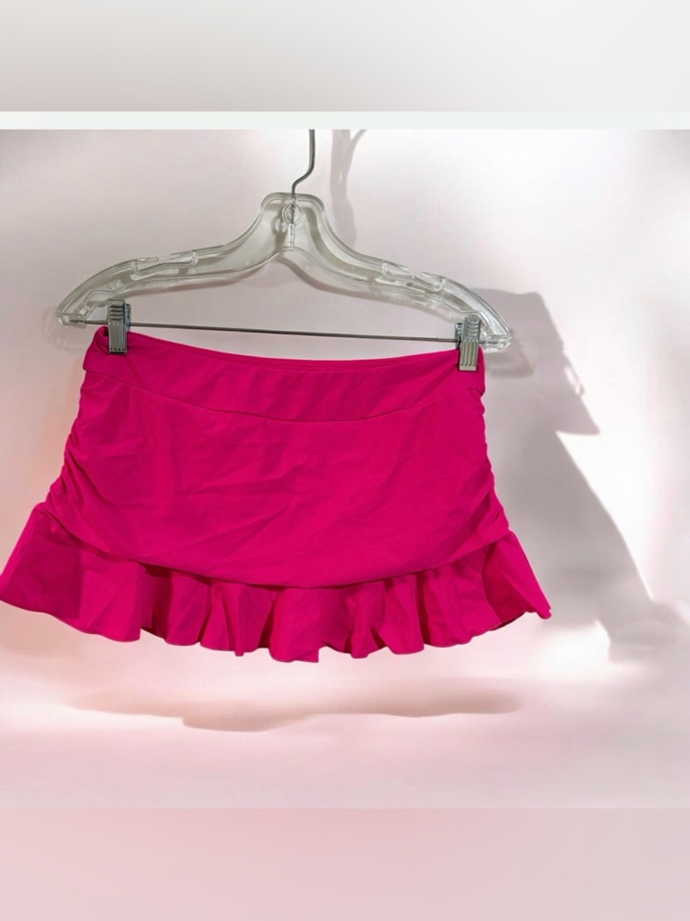 TEMPT ME Pink Ruffle Swim Skirt Size M